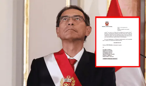 Martín Vizcarra continuará inhabilitado de la función pública por cinco años