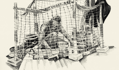 "No pasar". Imagen: Difusión.