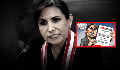 Carlincatura expone la 'tesis' de Patricia Benavides que nunca fue encontrada. Foto: composición LR Carlincatura expone la 'tesis' de Patricia Benavides que nunca fue encontrada.