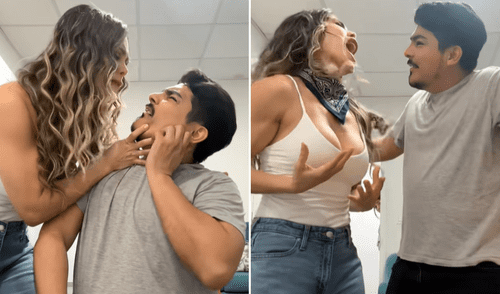 Erick Elera y Vanessa Jerí