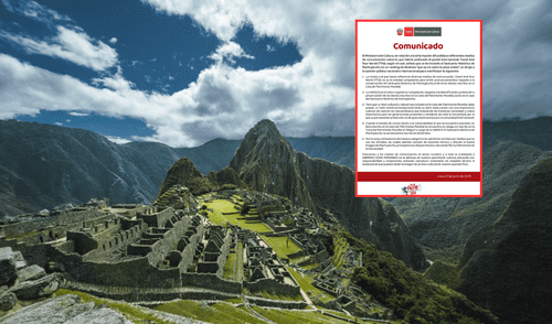 El Ministerio de Cultura emitió un comunicado en respuesta a la inclusión de Machu Picchu en la 'lista negra' de la revista Travel and Tour World. Foto: Composición LR/ Andina/ X del Ministerio de Cultura Ministerio de Cultura rechaza inclusión de Machu Picchu en 'lista negra' de turismo y defiende su legado cultural