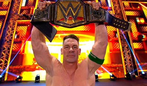 John Cena retuvo una vez más el título mundial en su gira de despedida John Cena retuvo una vez más el título mundial en su gira de despedida