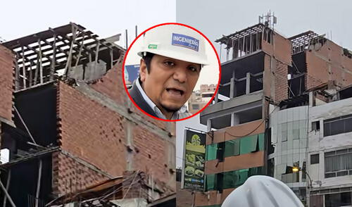Ingeniero expone fallas en edificio de 9 pisos y comenta que lo construyeron como 'jugando con legos': "Muy irregular"
