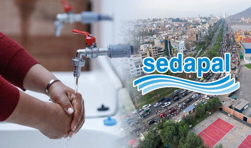 Sedapal anuncia cortes de agua en Lima