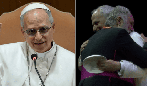 El papa León XIV es un papa querido en todos los países del mundo.Foto: Expansión/Captura de YouTube/composición LR