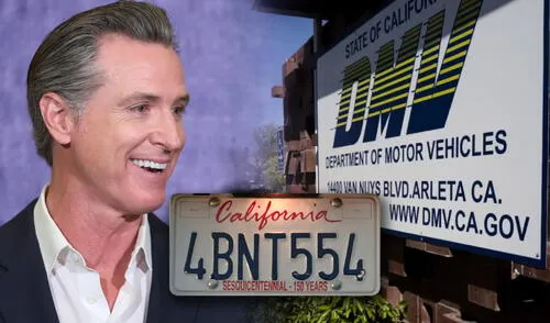 Gavin Newsom firmó la Ley AB 3138, que digitaliza las placas de vehículos en California vía DMV. Gavin Newsom firmó la Ley AB 3138, que digitaliza las placas de vehículos en California vía DMV.