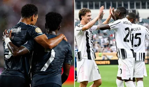 Juventus superó 3-1 al Real Madrid en el último enfrentamiento en el 2023 como parte de un amistoso. Foto: composición LR/Real Madrid C.F./Juventus FC Juventus superó 3-1 al Real Madrid en el último enfrentamiento en el 2023 como parte de un amistoso