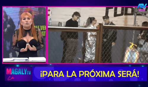 Pamela López y su novio no pudieron ingresar a evento 'Cochinola'.
