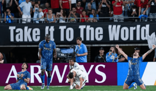 El Al Hilal anotó el gol para ganar al Manchester City en la prórroga del partido. El Al Hilal anotó el gol para ganar al Manchester City en la prórroga del partido. Foto: Instagram