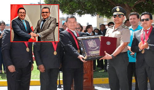 Jesús Poma también es el abogado defensor del chofer del caso Cofre, contra Dina Boluarte. Foto: composición LR/difusión Ministerio brinda asesoría legal a policía acusado por masacre de Juliaca