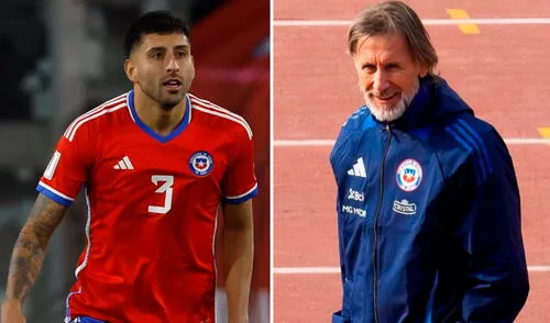 Guillermo Maripán jugó siete partidos de eliminatorias con Ricardo Gareca como DT. Foto: composición de LR/AFP