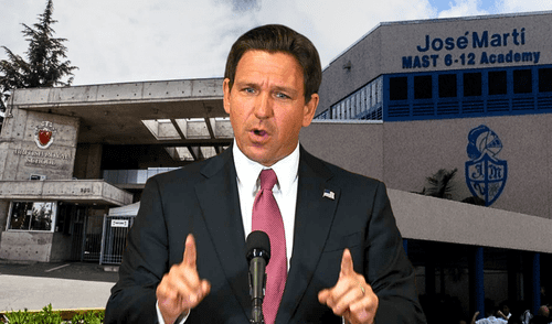 Ron DeSantis veta fondos claves para el sector educativo en Florida. Ron DeSantis veta fondos claves para el sector educativo en Florida.