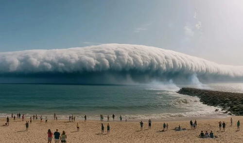 El Instituto Portugués del Mar y de la Atmósfera (IPMA) indicó que el fenómeno observado correspondía a una nube de rodillo.