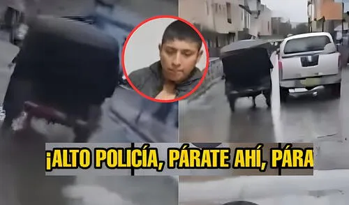 Criminales son capturados durante persecución a balazos en La Victoria. Foto: CDN/ATV