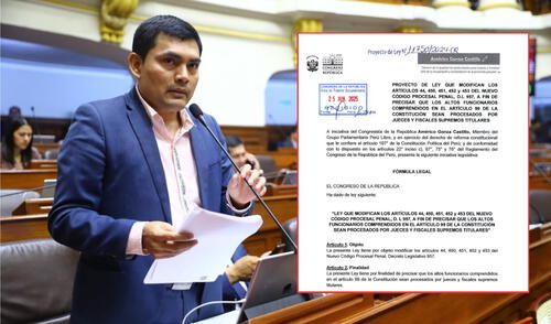 Perú Libre presentó un proyecto de ley que podría ralentizar las investigaciones a altos funcionarios. Foto: composición LR Perú Libre presentó un proyecto de ley que podría ralentizar las investigaciones a altos funcionarios. Foto: composición LR