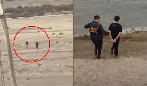 Dos sujetos fueron capturados tras el crimen en descampado de Ancón.