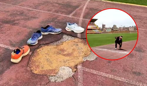 Deportistas y campeones olímpicos exigen renovación urgente de pista en el Estadio Huancayo