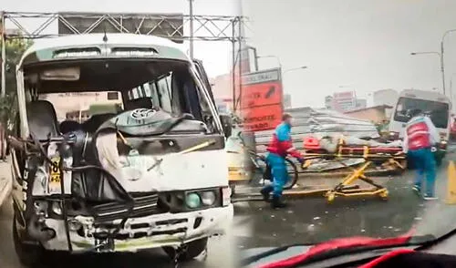 accidente vehicular en avenida Grau