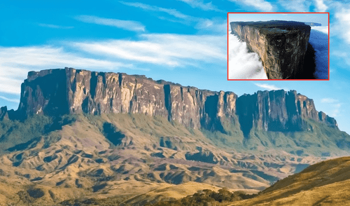 El Monte Roraima es considerado la montaña más antigua del mundo y se ubica en la zona fronteriza de tres países de Sudamérica. Foto: composición LR/ Viajar - El Periódico/CuriosoTeatro Global