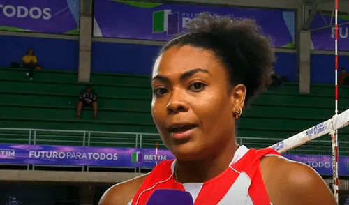 Ángela Leyva es una de las máximas figuras de la selección peruana de vóley. Foto: captura de O Tempo Sports Ángela Leyva defendió al Perú tras derrota ante Argentina en la Copa América de Vóley 2025