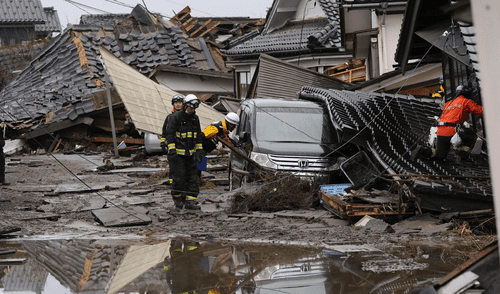 Japón sufrió un gran terremoto de 9.1 y tsunami en el año 2011. Japón sufrió un gran terremoto de 9.1 y tsunami en el año 2011.