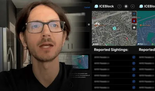 Joshua Aaron ha creado ICEBlock que permite a inmigrantes informar sobre la presencia de agentes del ICE. Joshua Aaron ha creado ICEBlock que permite a inmigrantes informar sobre la presencia de agentes del ICE.