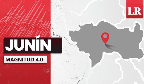 Sismo de magnitud 4.0 sacude Junín.