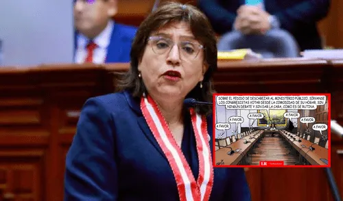 Carlincatura expone proyecto que busca descabezar al Ministerio Público.