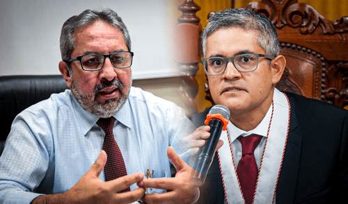 José Domingo Pérez es prohibido de declarar a la prensa, como una nueva medida de censura por parte de la ANC. Foto: composición LR JOSÉ domingo pérez y fernández jerí