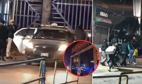 Atacaron a balazos el frontis del mercado Mega Unicachi de Pro durante la madrugada.