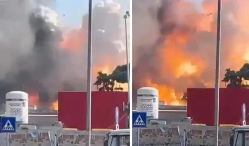 Fuertes explosiones en una estación de servicio en Roma dejan al menos 27 heridos tras choque de camión cisterna