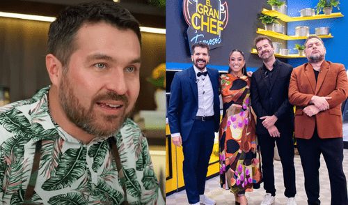 Giacomo Bocchio se pronuncia con respecto a las bajas audiencias en "El Gran Chef: Famosos". Foto: Composición LR/ @elgrancheffamosos.tv/ IG & @GiacomoBocchio en Youtube