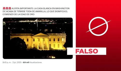 La Casa Blanca es el lugar de trabajo y, al mismo tiempo, la residencia del presidente de Estados Unidos. Foto: captura de X La Casa Blanca es el lugar de trabajo y, al mismo tiempo, la residencia del presidente de Estados Unidos