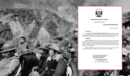 La medida busca ordenar la actividad minera y combatir la minería ilegal