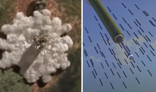 Con un alcance de 290 km y una ojiva de 490 kg, este misil de China podría paralizar sistemas de mando y defensa. Foto: composición LR/Douyin China revela cómo funciona la "bomba apagón", su nueva arma que puede dejar sin electricidad a ciudades enteras