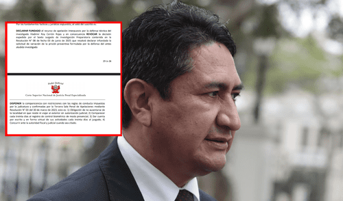 Vladimir Cerrón, quien se encuentra prófugo, seguirá con orden de captura por su prisión preventiva