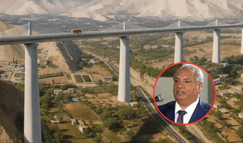 El ministro del MTC anuncia inicio de la obra Carretera Central.
