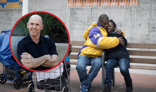 La vida de Greg Dunston y Marie Mckinzie cambió cuando Terry McGrath les ofreció vivir en su mansión. Foto: Composición LR / Paul Kuroda / San Francisco Chronicle & ABC News.