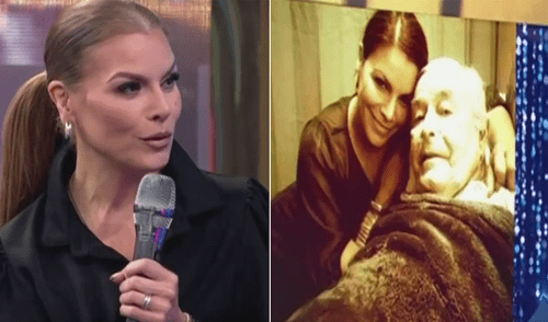 Olga Tañón y su padre