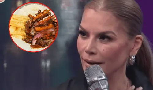 Olga Tañón y el lomo saltado