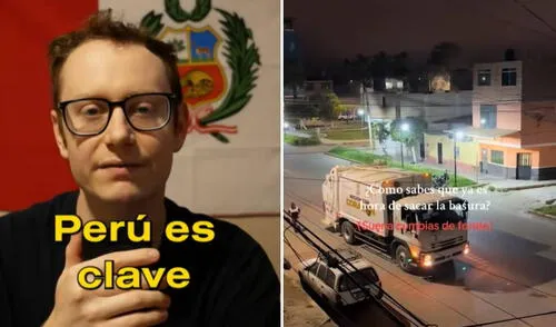 tiktoker estadounidense | perú | camiones de basura