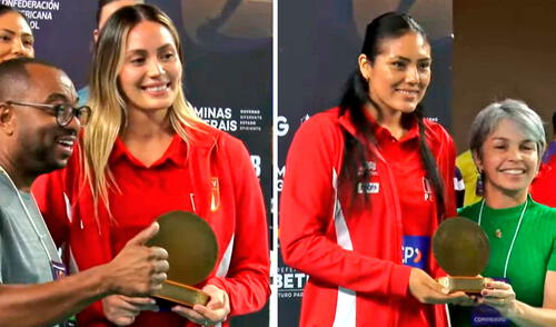 Kiara Montes y Diana de la Peña destacan en la Liga Peruana de Vóley con Regatas y Alianza Lima, respectivamente. Foto: composición de LR/captura de Latina Kiara Montes y Diana de la Peña destacan en la Liga Peruana de Vóley con Regatas y Alianza Lima, respectivamente. Foto: composición de LR/captura de Latina