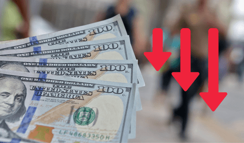 Caída del dólar en Perú