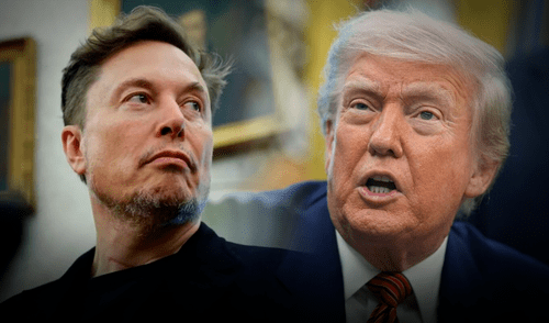 Donald Trump se refirió a Elon Musk, calificándolo de desastre.