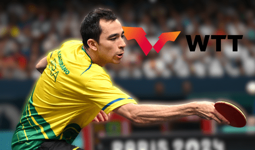 Hugo Calderano quedó fuera de la WTT. Foto: Composición LR/ AFP Hugo Calderano quedó fuera de la WTT. Foto: Composición LR/ AFP