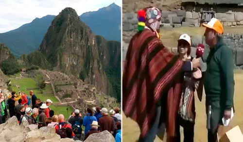 El turista chileno no pudo contener las lagrimas al ver semejante complejo arquitectónico en el corazón del Cusco.