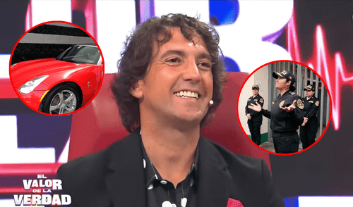 Antonio Pavón confiesa en 'EVDLV' que su 'choque y fuga' le robó su auto y los policías se rieron del hecho.  Foto: Composición LR/Policía Perú - YouTube/Infobae/El Popular