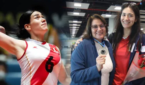 Aixa Vigil tuvo un gran recibimiento en el aeropuerto, tras la Copa América de Vóley.