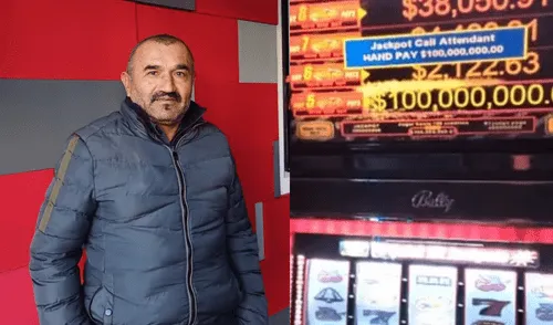 Albañil argentino ganó $100 millones en un casino, pero solo le dieron $6.500