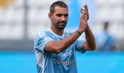 Martín Cauteruccio llegó a Sporting Cristal en el año 2024. Foto: América TV Martín Cauteruccio deja Sporting Cristal